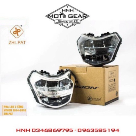Đèn Pha Led Zhipat Cho Honda Vision 2014 - 2019 Chính Hãng
