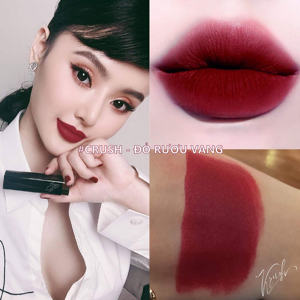 [ HÀNG CAO CẤP ] 💥💧[SIÊU HOT]💥💧 Son Màu Đỏ Rượu Vang Krush Matte Lipstick [CHÍNH HÃNG]💥💧 Chất lượng