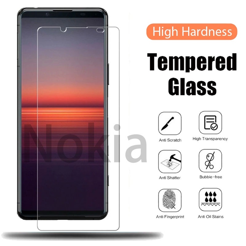 Kính cường lực cho Sony Xperia 1 5 10 IV III Pro-I XZ2 XZ1 XZ2 XZ3 XZS XZ XA1 Plus Premium Compact XA1 XA2 Ultra L3 L1 4G 5G 2022