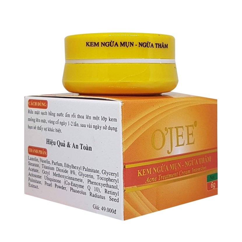 KEM NGỪA MỤN NGỪA THÂM OJEE 6G - KEM O'JEE NGỪA MỤN NGỪA THÂM 6G