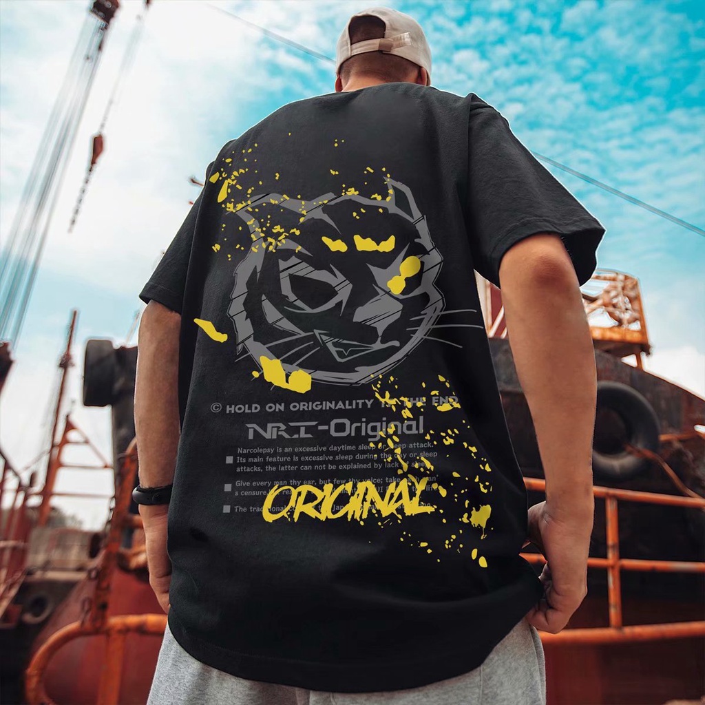 Áo Thun Tay Ngắn Phong Cách Âu Mỹ plus size Thời Trang Cho Nam FURILINE MEN027