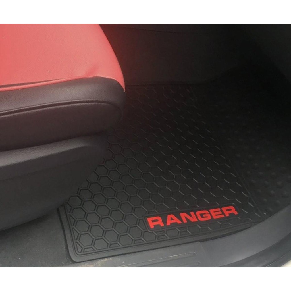 Thảm sàn, lót sàn cao su 3D cho xe ô tô, xe hơi Ford Ranger 2016-2018