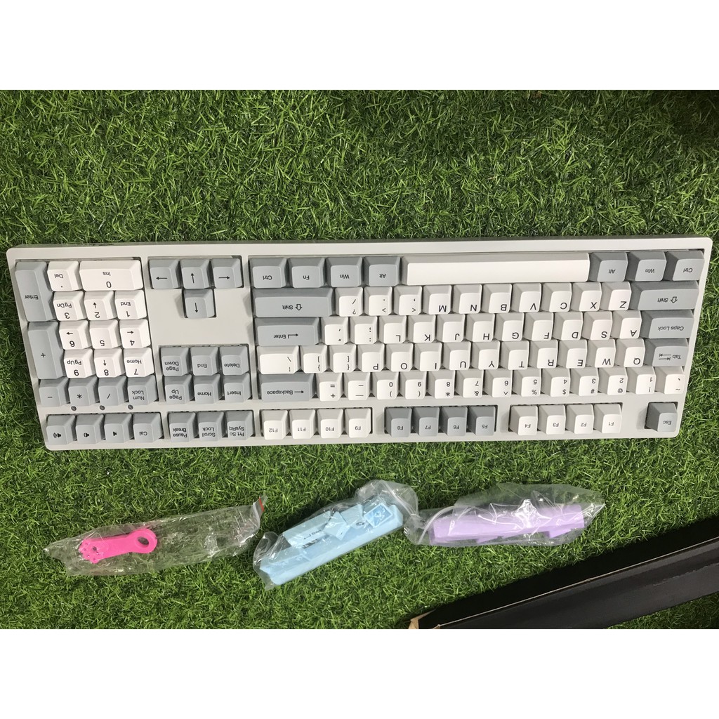 [Giảm giá ] Bộ bàn phím cơ AKKO 3108 v2 màu bạc OSA | BigBuy360 - bigbuy360.vn