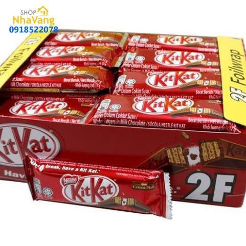 HCM Combo 10 Thanh Socola KitKat 2F