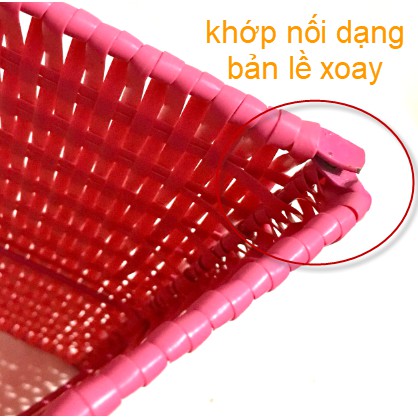 IKEA Hộp gấp giỏ gấp vnxk khung thép dày