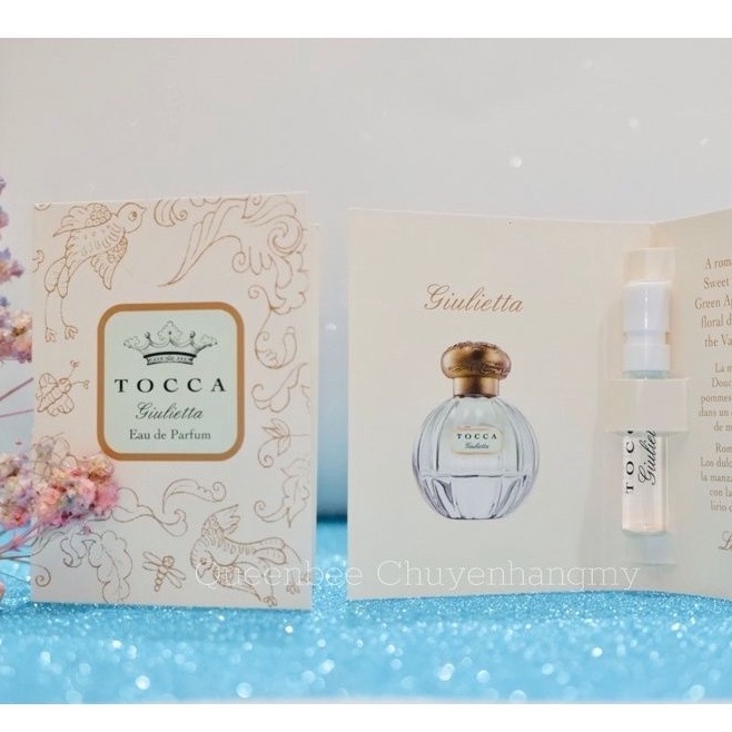 Vial nước hoa Quyến Rũ Lạc QuanTocca Eau de Parfum 1,5ml Sample