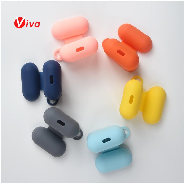 viva vỏ bảo vệ Apple I9S / I10 i11 i12 không dây bluetooth airpods nắp tai nghe silicon loại dày