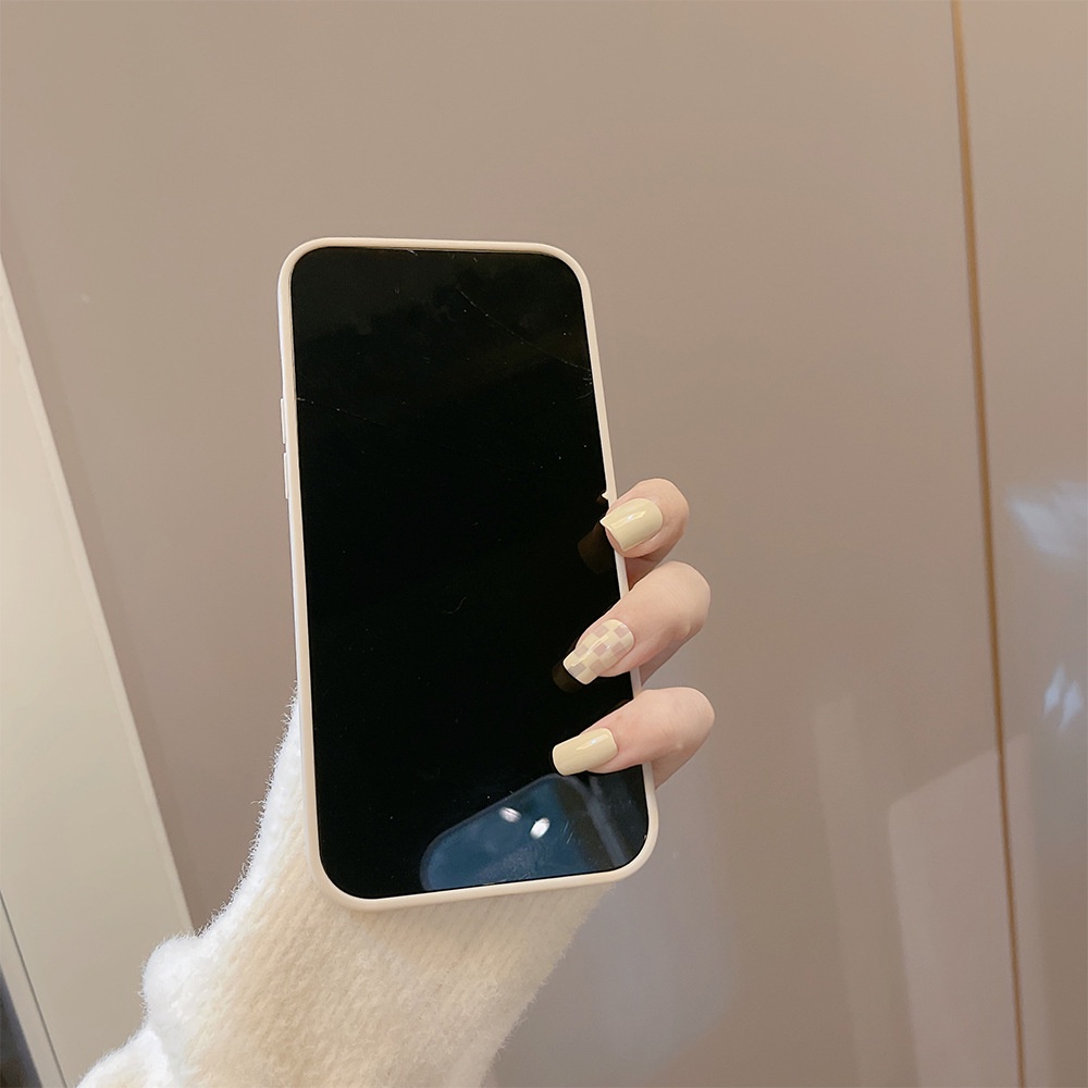 ốp iphone 11 Ốp điện thoại TPU họa tiết caro cho iPhone 11 Pro Max X Xr Xs Max 7 8 Plus Se 2020 12 pro max 12 mini 13 pro max 13 mini