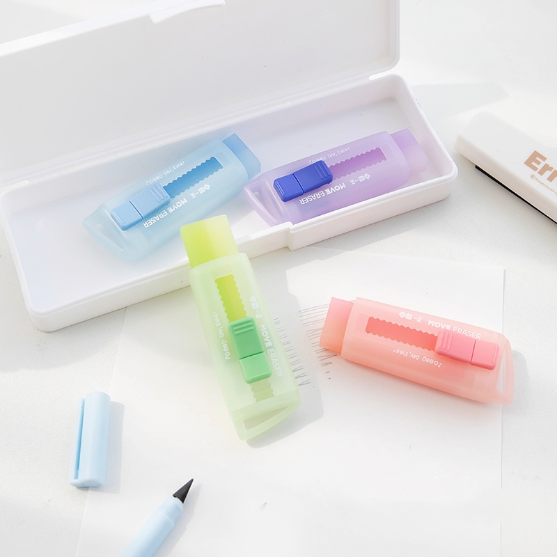 1 Cục Tẩy Bút Chì Bằng Cao Su PVC Cao Su Chống Bụi Nhiều Màu Sắc C6970