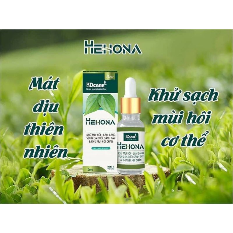 SERUM KHỬ MÙI HÔI CHÂN, HÔI NÁCH, RA MỒ HÔI TAY CHÂN HEHONA -- Cam kết giảm mùi sau 1 lần sử dụng