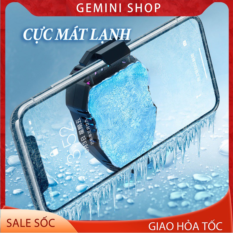 Quạt tản nhiệt gaming SÒ LẠNH siêu mát Memo L-01 cho điện thoại GEMINI SHOP