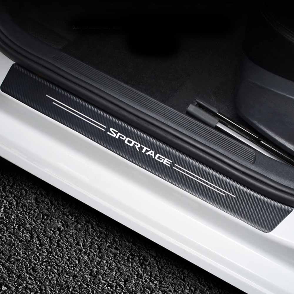 Bộ 4 Miếng Dán Sợi carbon Bảo Vệ Xe Hơi kia sportage