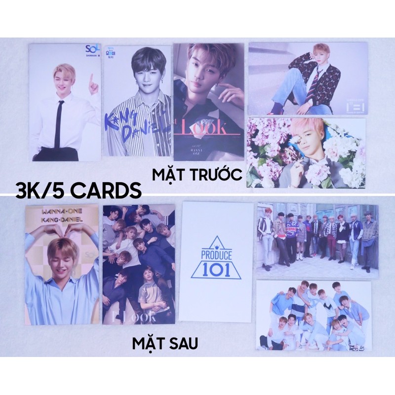 (có sẵn) set card thành viên Wanna One