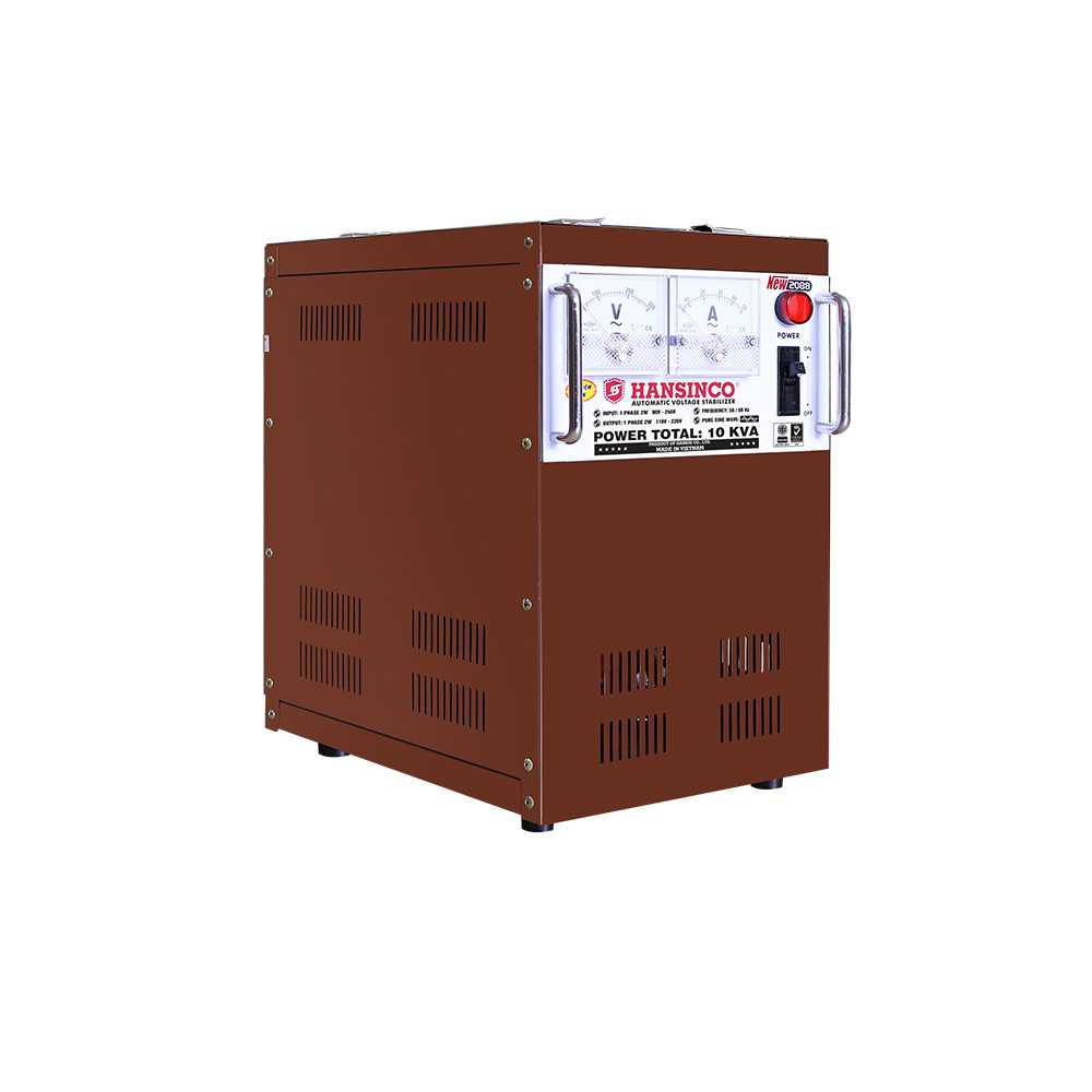 Ổn áp 10KVA 1 pha HANSINCO NEW 2088