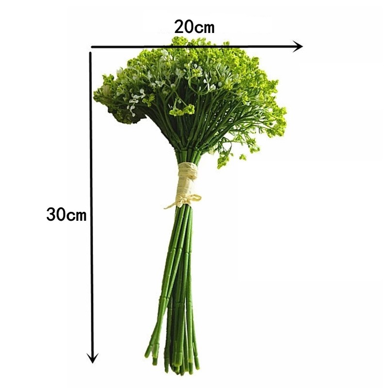 Bó Hoa Gypsophila / Gypsophila Giả Bằng Nhựa 16 Cành Dùng Trang Trí