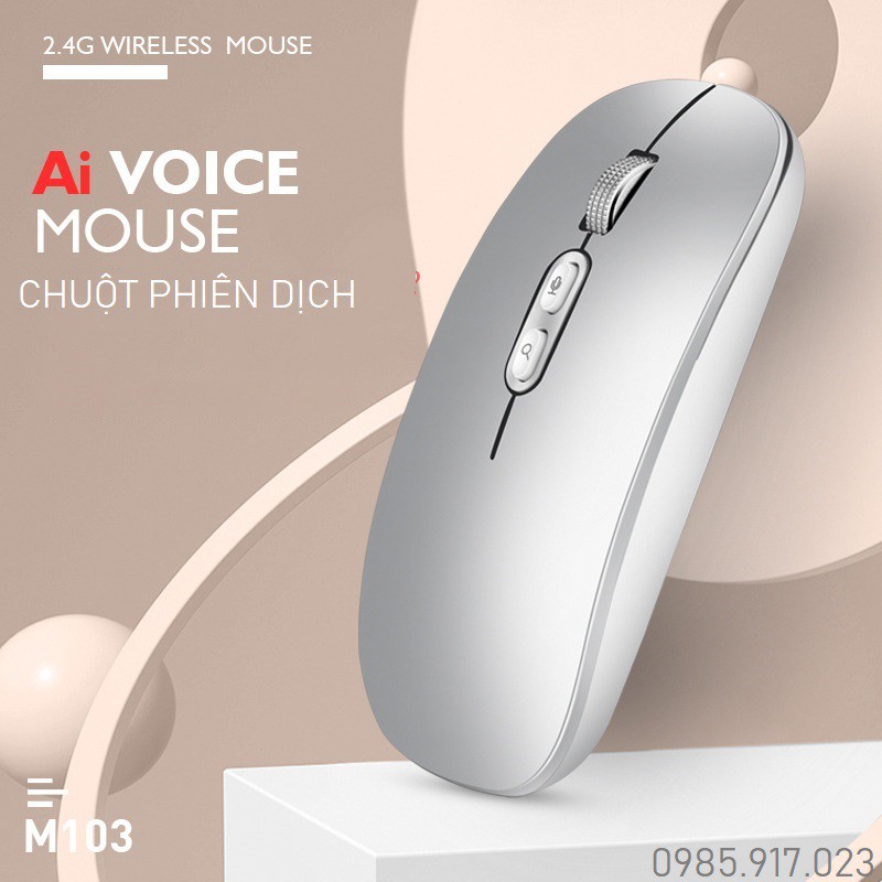 Chuột Thông Minh Chuyển Giọng Nói Sang Văn Bản Dịch nhiều ngôn ngữ sử dụng công nghệ Ai