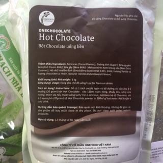 bột hot chocolate