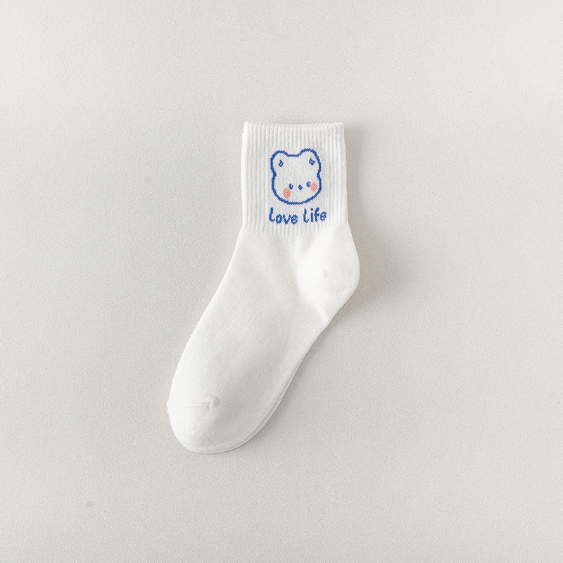 Vớ Cotton Thuần Khiết Phong Cách Nhật Bản Dễ Thương Cho Nữ