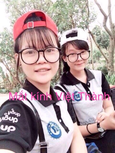 MẮT Kính mắt mèo bản to kính ngố giả cận gọng kính teen GM12
