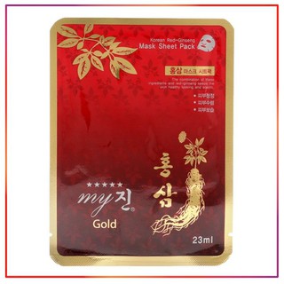Miếng đắp mặt nạ hồng sâm korea red ginseng mask sheet pack my gold