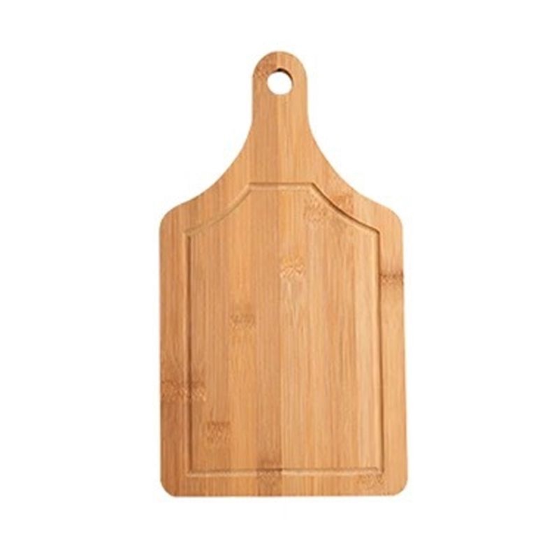 Thớt Gỗ Cắt Bánh Pizza Trái Cây Có Tay Cầm