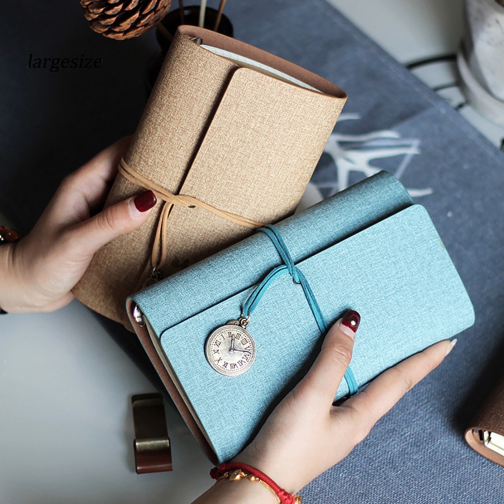 LGSZ☺Travel Portable A6 Loose Leaf Journal Diary Book Notebook Stationery Supplies