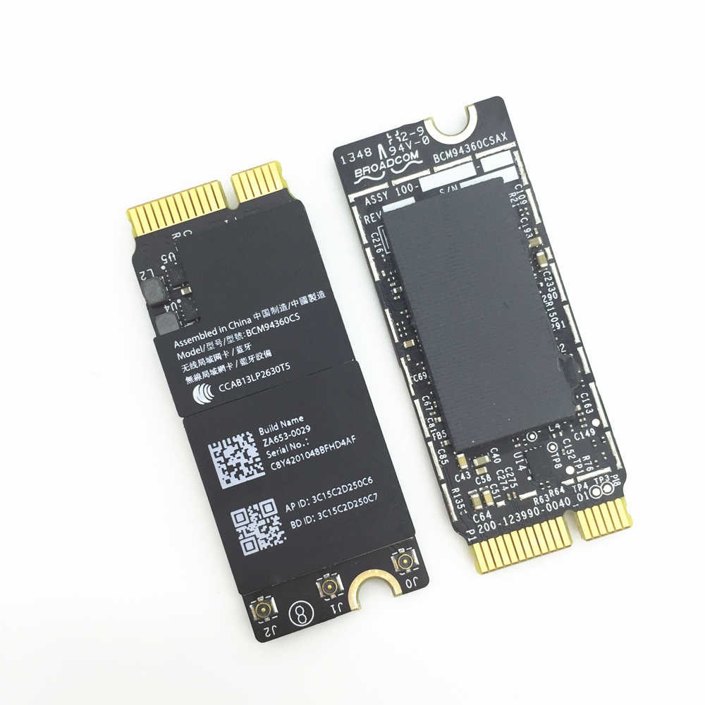 Card Wifi cho Macbook BCM94360CS/CS chipset Broadcom (Hackintosh - Chuẩn ốc H4)