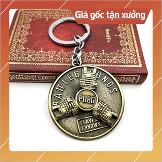 Móc khóa khiêng xoay logo đồng
