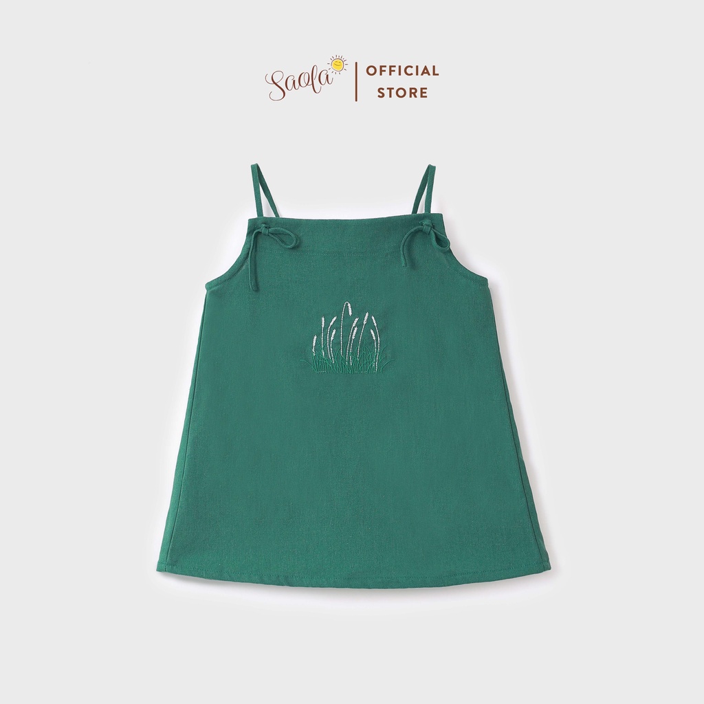 Váy Bé Gái Maxi Mùa Hè Thêu Hoa - MIA DRESS - DRL008 - SAOLA KIDS CLOTHING