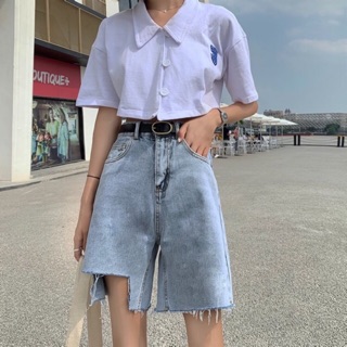 Áo croptop polo cổ bẻ 🍬🍭🍭