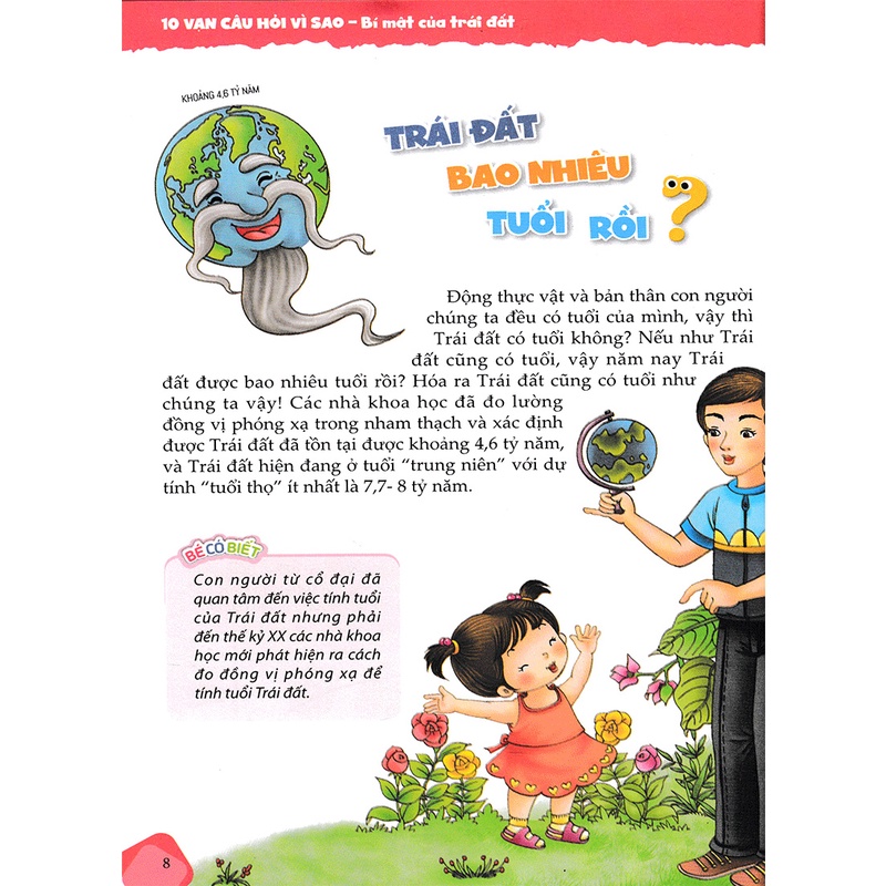 Sách 10 Vạn Câu Hỏi Vì Sao - Bí Mật Của Trái Đất (2020)