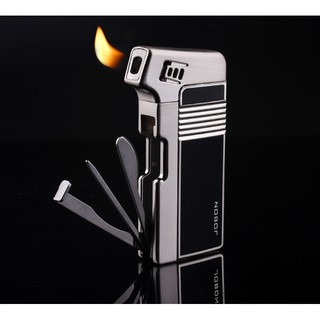 Bật lửa hút tẩu Jobon 973, kèm dụng cụ đa năng 3 in 1 siêu tiện dụng & cao cấp