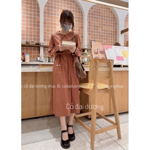 Váy túi thêu hoa 8171