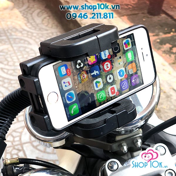 Giá kẹp điện thoại trên xe máy GPS - TI000586