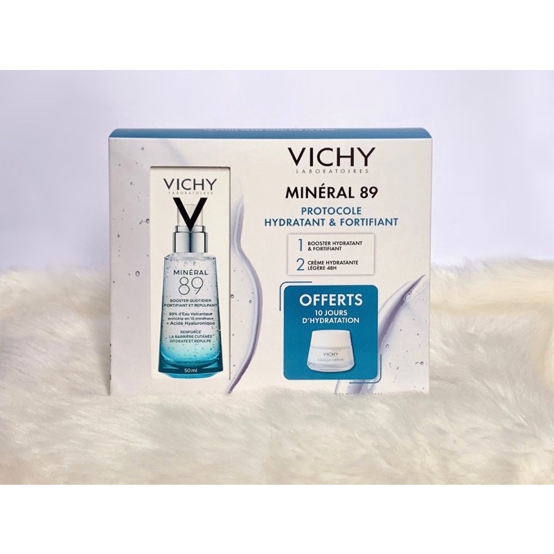 Set Serum Vichy Mineral 89 tặng kem dưỡng