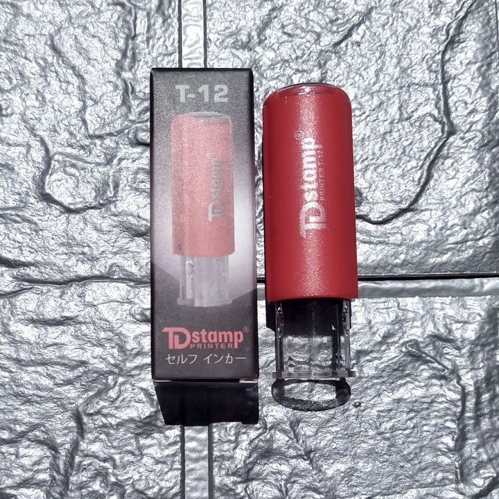 Khắc con dấu logo tích điểm 1cm chỉ đóng trên giấy và gỗ