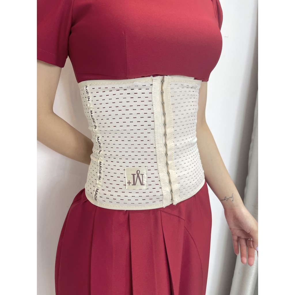 Đai gen nịt bụng chống cuộn 6 nấc cài M+ giảm eo giảm mỡ sau sinh | BigBuy360 - bigbuy360.vn