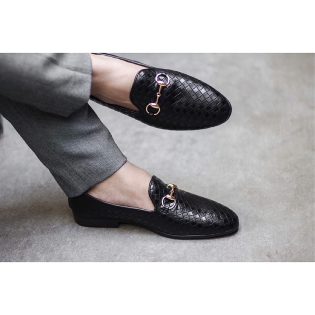 [Combo tặng kèm tất lười] giày nam