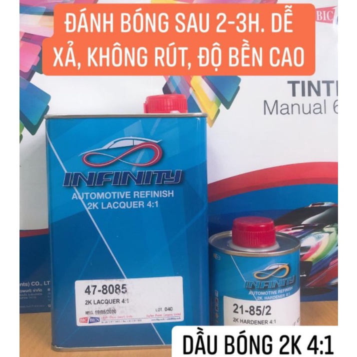 Sơn bóng nhanh khô hiệu Bicben(tỷ lệ 4:1)