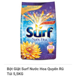 Bột Giặt Surf Nước Hoa Quyến Rũ Túi 5,5KG

- giá gốc 168.000