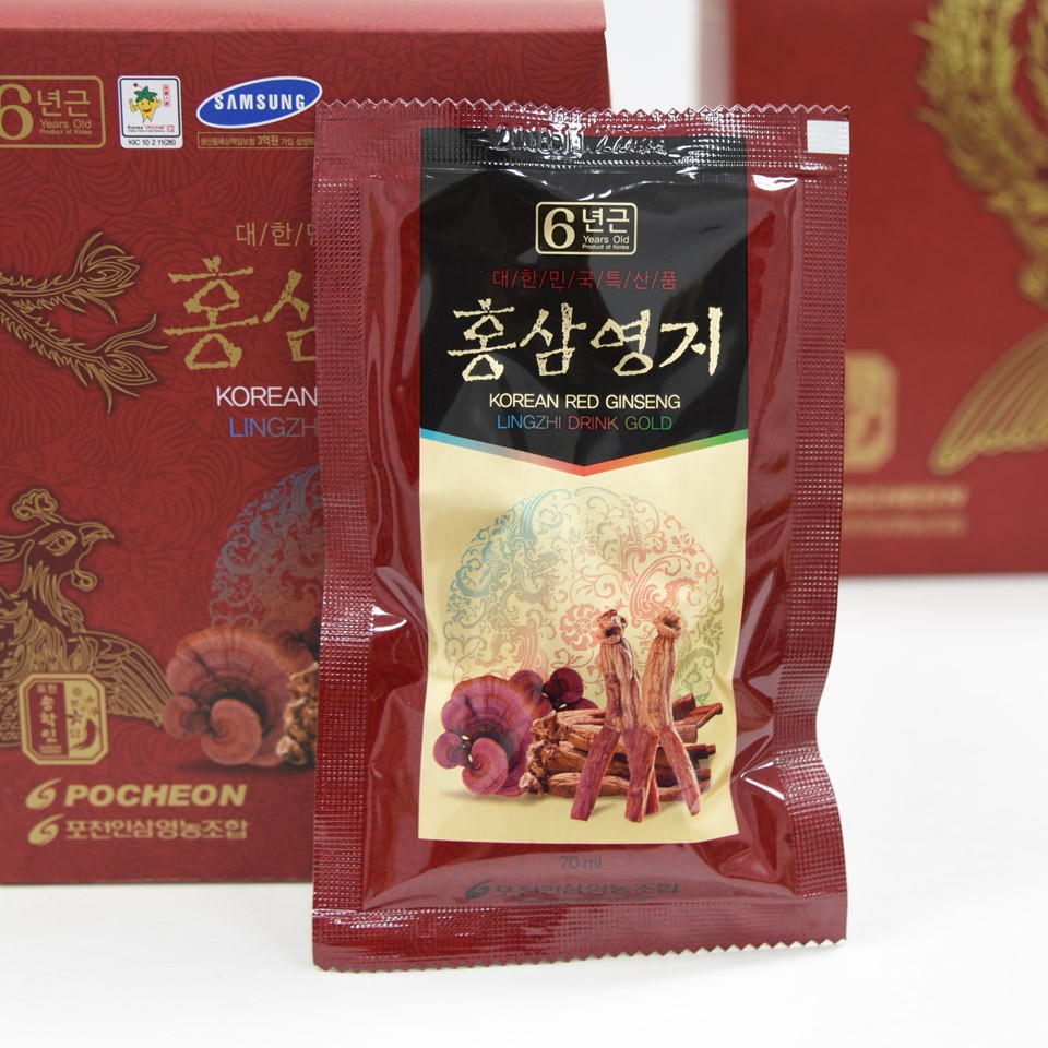 Nước Sâm Linh Chi Pocheon 70ml x 30 gói