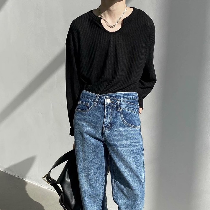 Áo Thun Nam Dài Tay Thời Trang Hàn Quốc | BigBuy360 - bigbuy360.vn