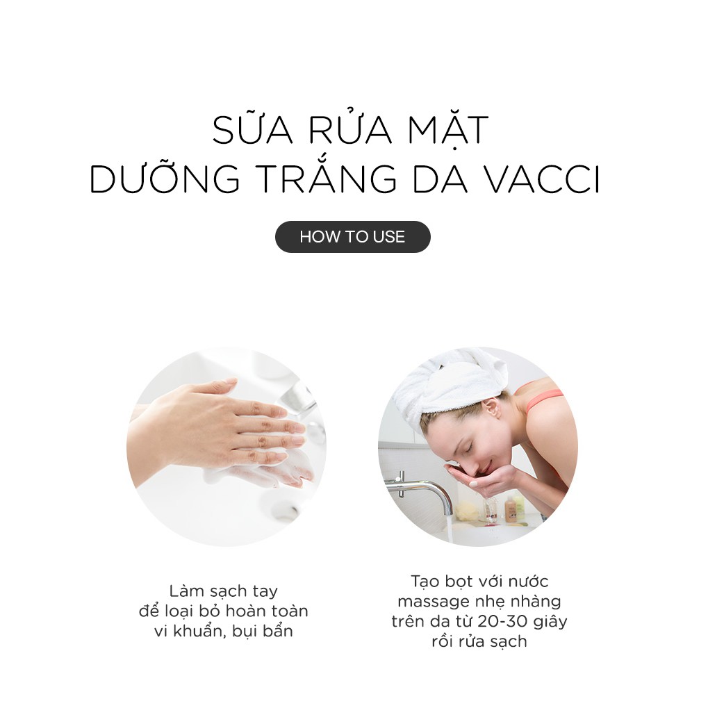 SỮA RỬA MẶT THAN TRE VACCI (DA MỤN, DA HỖN HỢP)