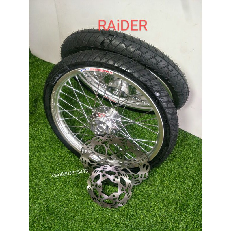 BÁNH CĂM RAIDER SATRIA NIỀN YOKO 1.4 1.6 FULL VỎ MICHELIN 60 .70