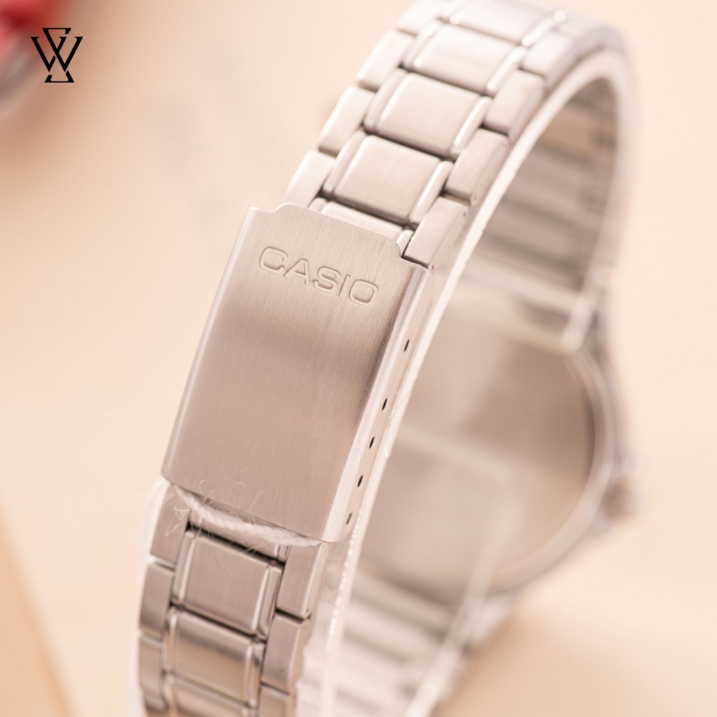 Đồng Hồ Quartz Nữ Casio WATCHSTORE LTP-V300D-1AUDF Thiết Kế Mặt Kính Khoáng 33.2mm, Dây Kim Loại, Vỏ Thép Không Gỉ