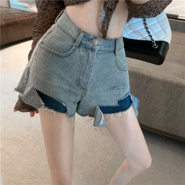 Quần Short Denim Thời Trang Mùa Hè Quyến Rũ Cho Nữ