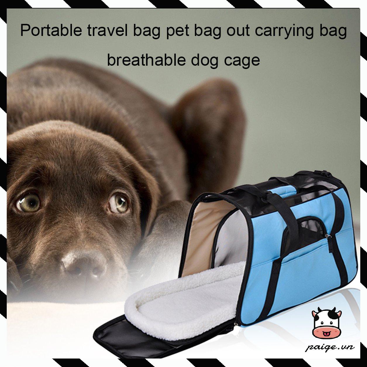 Túi vận chuyển chó mèo, chất liệu bằng da không thấm nước, không bám bụi Cao Cấp
