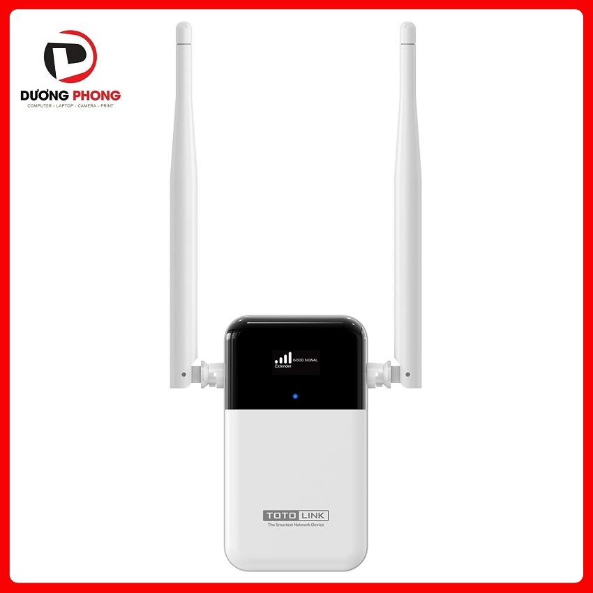 Bộ kích sóng Wifi băng tần kép Totolink EX1200L AC1200 có cổng Lan - BH24 Tháng