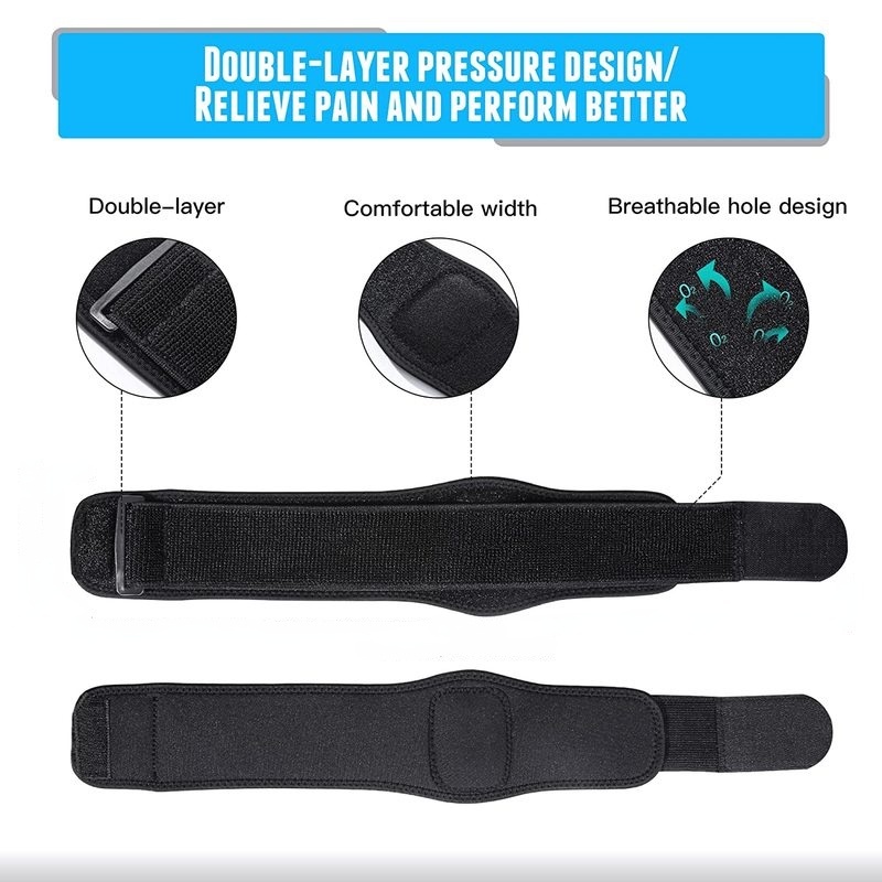 Đai Quấn Bảo Vệ Khuỷu Tay/Khuỷu Tay Có Thể Điều Chỉnh Hỗ Trợ Giảm Đau Khớp Dành Cho Chơi Golfer