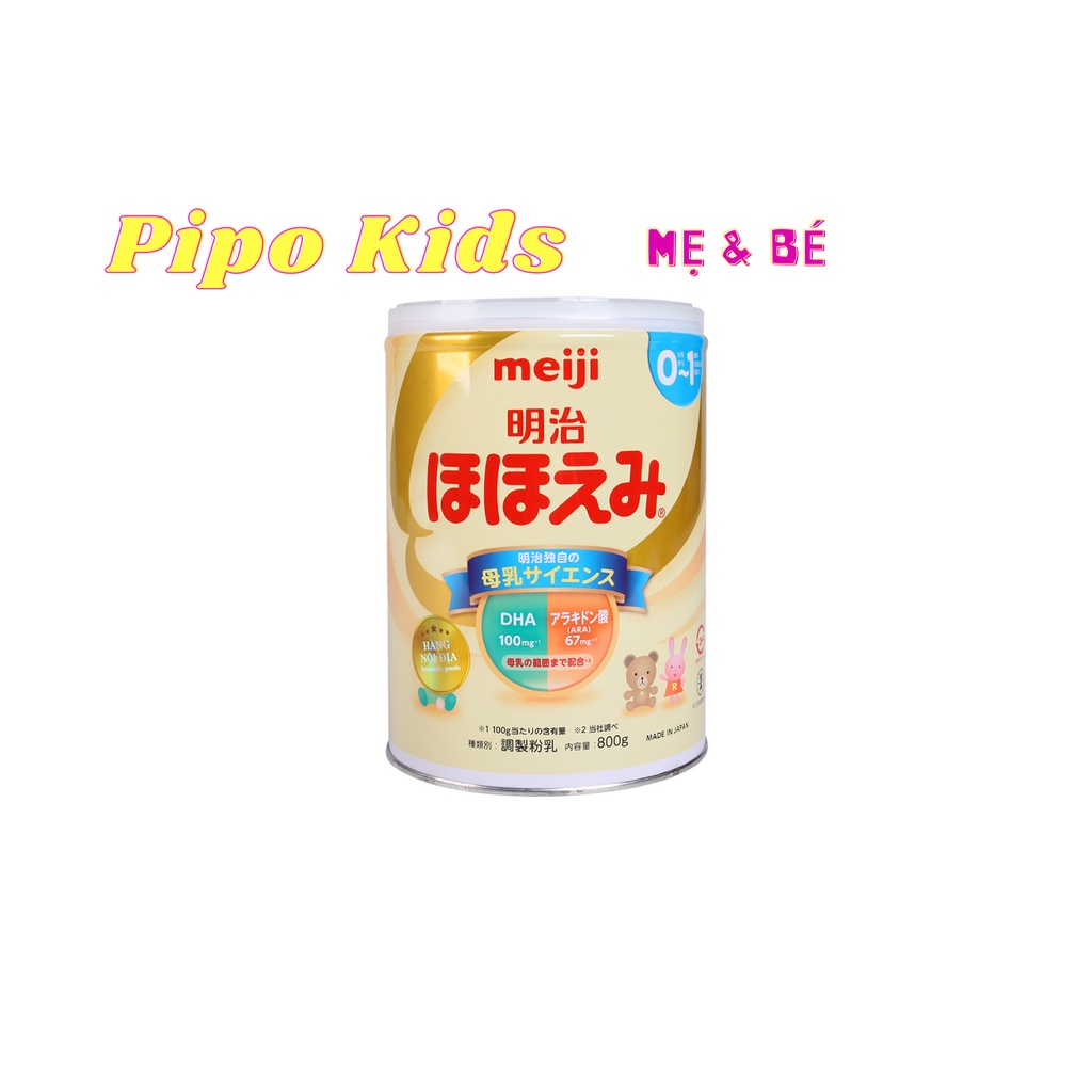 Sữa Bột Meiji số 0 ,9 - 800gr - Hàng nội địa Nhật